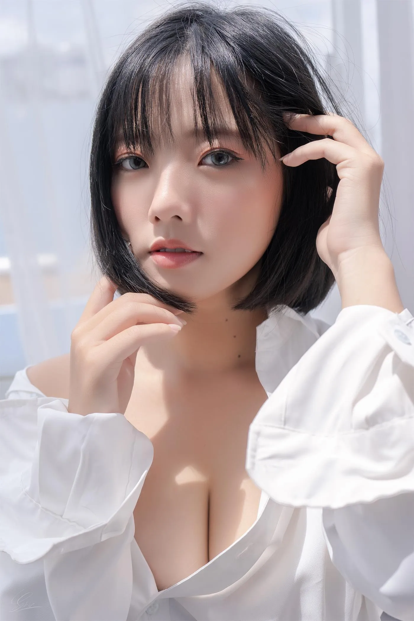 Messie Huang – NO.08 Boyfriends shirt [26P]插图8